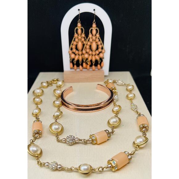 Jcrew Jewelry set, Vintage JCrew, vintage jewelry, Jcrew necklace, - Picture 1 of 3